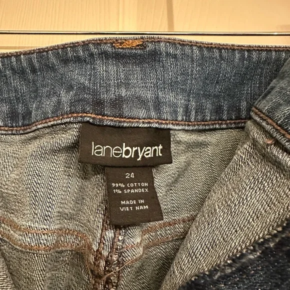 Lane Bryant Denim Mini Skirt - Blue - Picture 4 of 4